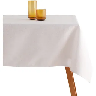 home&you Tischdecke Badala , Weiß , Textil , Heimtextilien, Wohntextilien, Tischwäsche, Tischdecken