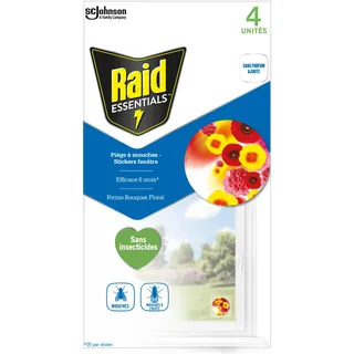 Raid Fliegenfalle Fenstersticker 4 Stück