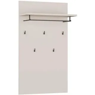 Forte Garderobenpaneel Alice Springs 74 x 127 x 30 cm Kaschmir Beige