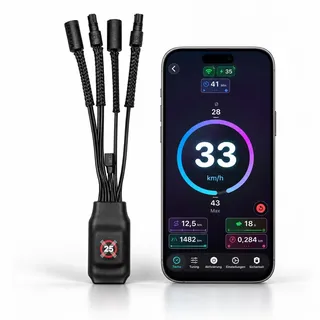 RedPed für Bosch Smart System BES3 Gen4 E-Bike Tuning Chip mit App (Nicht Felgen/Ventilmagnet) eBike