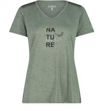 Bild - Jersey Melange T-Shirt für Damen, Salvia Mel., 42, Salvia Mel., 42