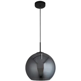 Xxxl Hängeleuchte , Schwarz , Metall, Glas , rund , 120 cm , höhenverstellbar , Lampen & Leuchten, Innenbeleuchtung, Hängeleuchten, Pendelleuchten