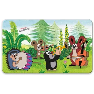 Trötsch Verlag Der kleine Maulwurf Frühstücksbrettchen Glas 1 20 x 30 cm Weiß