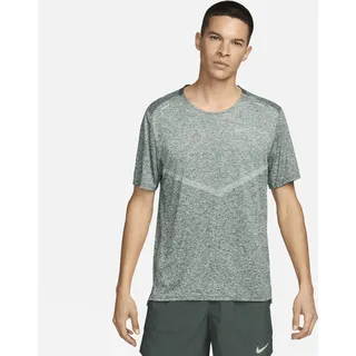 Nike Rise 365 Ss Herren T-Shirt, Vintage Green/Htr/Reflective S, XL