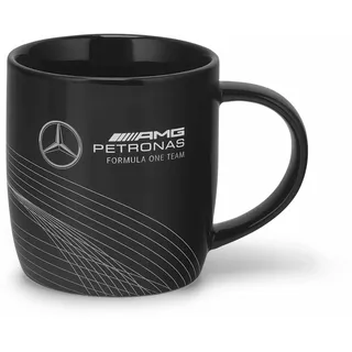 MERCEDES AMG PETRONAS F1 Logo-Becher - Schwarz - Größe: 350ML