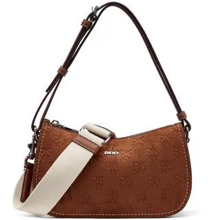 DKNY Nessa Schultertasche Leather Walnut Brown