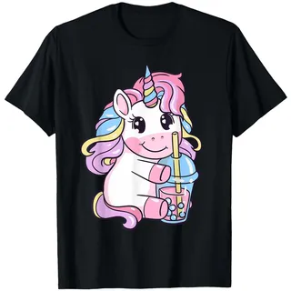Kawaii Bubble Tea | Einhorn Boba Tee für Milchteeliebhaber T-Shirt