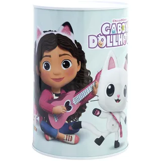 Stor Spardose für Kinder aus Metall von Gabby's Dollhouse