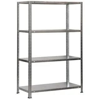Simon Rack Comfort Plus 4/400 Metallregal 1500x1000x400 Mm - Galvanized - One Size