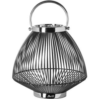 Fink Kerzenlaterne »FLIX« Kerzenhalter aus Eisen, Höhe ca. 27 cm, silberfarben