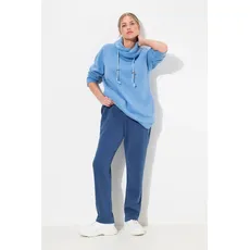 Große Größen Sweathose, Damen, blau, Größe: 42/44, Baumwolle, Ulla Popken