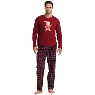 Pompea Denmark Langarm-pyjama - Burgundy - M