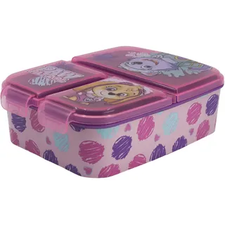 Stor Paw Patrol GIRL | Brotdose mit Fächern, Lunchbox, Mehrfarbig
