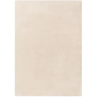 benuta Nest Wollteppich Bent Cream 300x400 cm , Textil , Beton Optik , Rechteckig , 300x400 cm , pflegeleicht , Teppiche und Böden, Teppiche, Schafwollteppiche