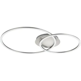 EGLO LED Deckenleuchte Palmaves 3 nickel matt 55 x 39 cm