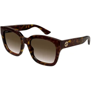 GUCCI GG1338S Sunglasses, Havana-Havana-Brown, 54 - Kastanienbraun