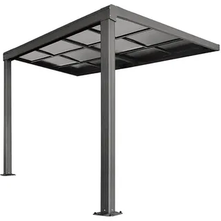 Home Deluxe Terrassenüberdachung Solis Deluxe 290 x 295 x 272 cm grau
