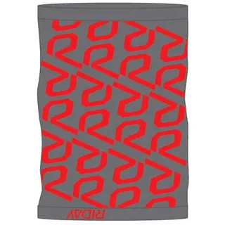 Riday Medium Weight Nackenwärmer - Grey / Red - One Size