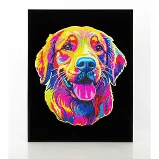 DIAMOND DOTZ - Diamond Painting Neon Golden Retriever