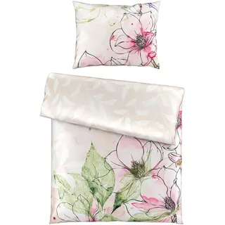 Esposa Bettwäsche , Multicolor , Textil , Abstraktes , 140x200 cm , Oeko-Tex® Standard 100 , pflegeleicht, atmungsaktiv, schadstoffgeprüft , Heimtextilien, Bettwäsche & Leintücher, Bettwäsche, Satin-Bettwäsche