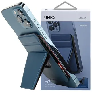 Uniq Lyft Magnetischer Telefonständer Und Kartenhalter Blau/Blau - Silber