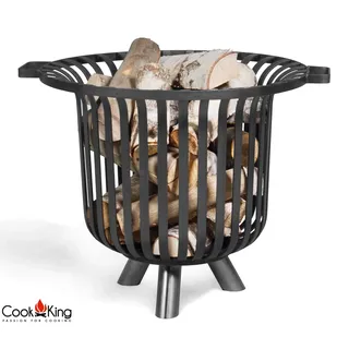 Feuerkorb verona Ø 60cm Feuerstelle für den Garten aus Stahl Feuersäule Grill