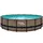 Elite Frame Pool Set rund 488 x 122 cm inkl. Reinigungsset, Boden-Schutzplane, Abdeckplane, Skimmer, Filterpumpe, Poolleiter
