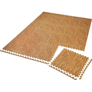 tectake Schutzmattenset , leichte Reinigung und flexibel erweiterbar, holzdekor , Eiche Artisan , Kunststoff , 124x307 cm , Teppiche und Böden, Bodenbeläge, Bodenzubehör, Bodenschutzmatten