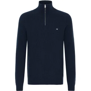 Troyer KRONSTADT "Troyer KSDoors half Zip", Herren, Gr. XXL, blau (sky captain), Obermaterial: 70% Wolle mw. 30% Polyamid PA., Pullover Troyer