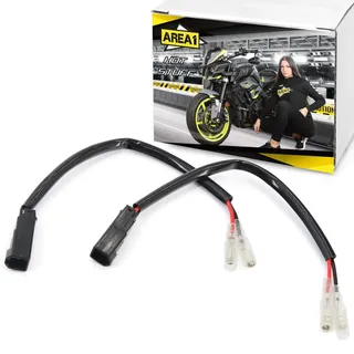 2x Blinker Adapterkabel kompatibel mit Ducati Monster 937 1200 821 796 797 4R S4RS S2R S4 600 Multistrada Hyperstrada Streetfighter Scrambler (Urban Motard Nightshift Icon) Diavel DesertX Hypermotard