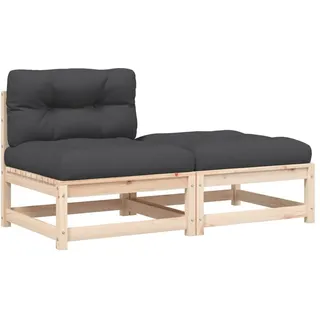 VidaXL 838125, Anthrazit, Holz, 110 kg, Erwachsene & Kinder, 1400 mm, 700 mm - Grau