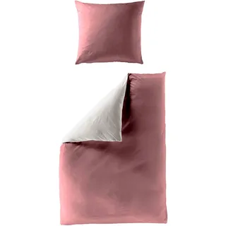 BIERBAUM Wendebettwäsche »Modern Uni in Gr. 135x200 oder 155x220 cm« 2 Stk. tlg. Modernes Unidesign: Schlichte, elegante Optik für jedes Schlafzimmer, rosa