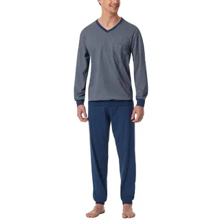 SCHIESSER Pyjama Comfort Essentials Blau 54