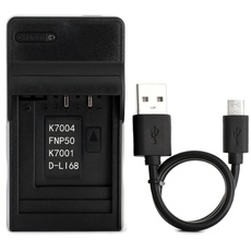 D-LI68 USB Ladegerät für Pentax Optio A36, Optio S10, Optio S12, Optio VS20, Q, Q10, Q7 Kamera und Mehr