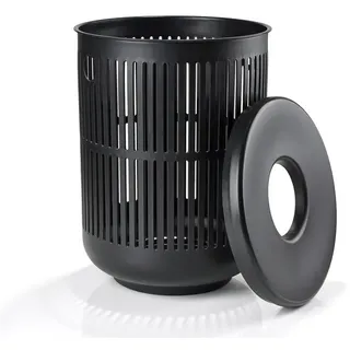 Wäschekorb mit Deckel Ume Zone Denmark schwarz, Designer VE2, 55 cm