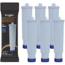 Proffee Elara | 6 x Wasserfilter kompatibel mit Jura Blue Filterpatrone 71311 71312 für einige ENA, GIGA und IMPRESSA Modelle