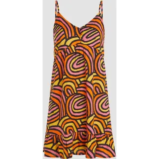 O'Neill Malu Beach Dress orange rainbow stripe (32522) XS
