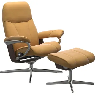 Stressless Relaxsessel Consul mit Relax-Funktion 78 x 97 x 70 cm Gelb