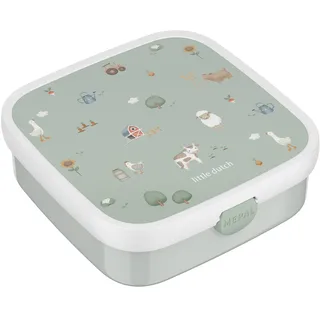 Mepal Campus Brotdose mit Bento-Einsatz und Gabel 1,3 l Little Farm