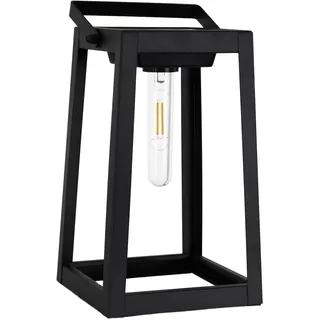 NÄVE Solarleuchte Kunststoff und Metall h: 25,5 cm 1 Stk. schwarz
