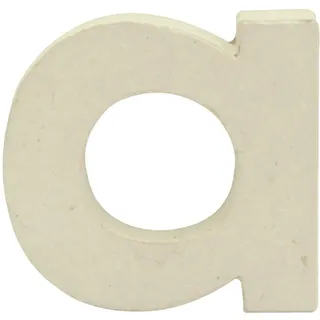 Décopatch AC813C - Kleiner Buchstabe aus Pappmaché, a , 1,5x9x8,5cm, perfekte Deko für das Zuhause, 1 Stück