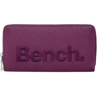 Noey & Lou Bench Damen Geldbörse XXL Portemonnaie Große Brieftasche Reißverschluss Clutch Münzörse (Lila)
