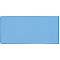 Kennzeichnungstaschen selbstklebend, 235 x 110 mm,Öffnung: Schmalseite, 2 x Selbstklebeband, blau, 25 Stück
