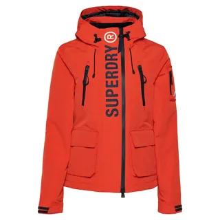 Superdry für Damen. W5011153A Ultimate SD-Windcheater Jacke orange (S), Lässig, Polyester, Langarm