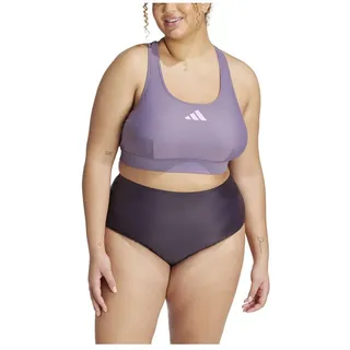 adidas Damen Sporty Bikini Top (Plus Size), Shadow Violet/Bliss Lilac, XL