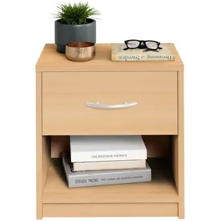 Stella Trading Nachtschrank 39 x 41 x 28 cm Buche