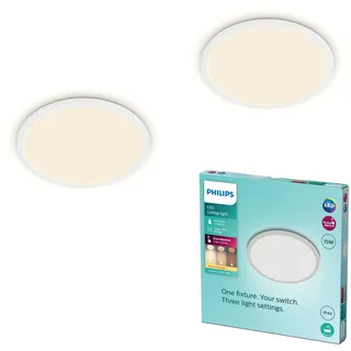 Philips Superslim 3x 15 W IP44 weiß