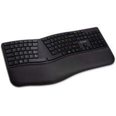 Kensington Profit Ergo Wireless-Tastatur, ergonomische Tastatur mit italienischem Layout, doppelte Funktionalität 2,4 GHz & Bluetooth, kompatibel mit Chrome OS, MacOS und Windows (K75401IT)