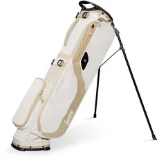 Sunday Golf EL Camino Tasche – Leichte Tasche mit Gurt und Ständer – Einfach zu tragende Pitch n Putt Golftasche – Par 3 und Standardkurse, 3,9 Pfund (Geröstete Mandel)