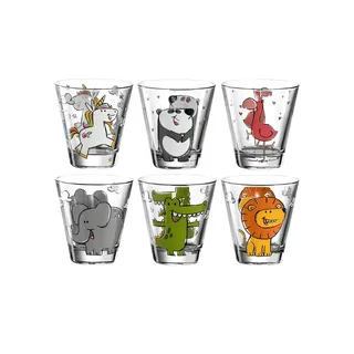 LEONARDO Kinderbecher Bambini Glas 0,215 l 6-tlg.